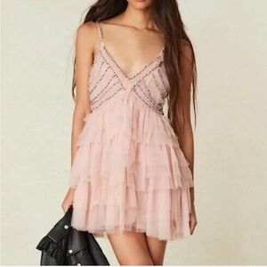 LoveShackFancy Jude Tulle mini dress